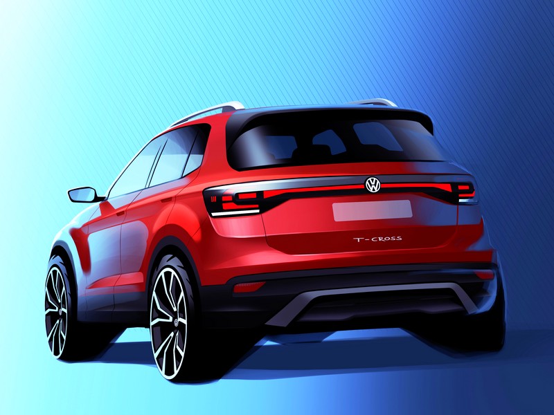 První skica Volkswagenu T-Cross